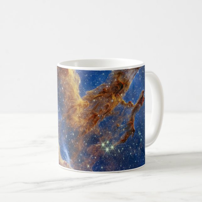 Caneca De Café Pilares da Criação na Nebulosa da Águia (Frente Esquerda)