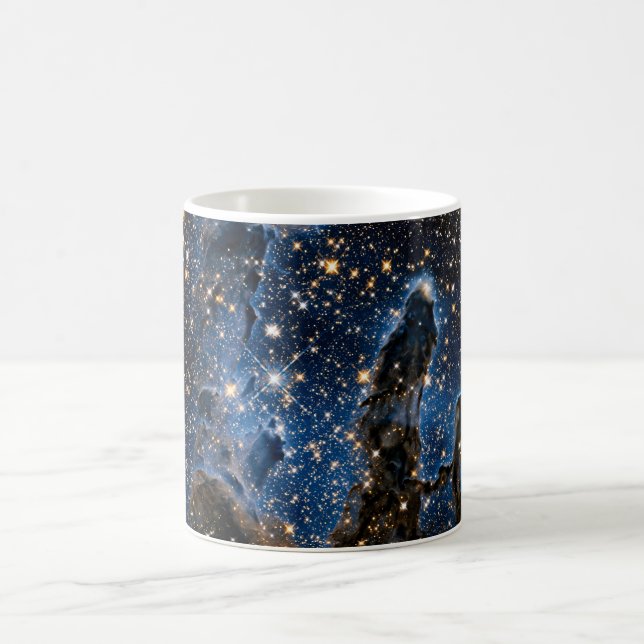 Caneca De Café Pilares Da Criação Nebulosa Da Águia Infravermelho (Centro)