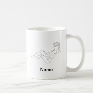 Caneca De Café Pilates Cerâmicos Personalizados