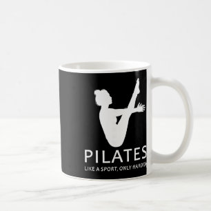 Caneca De Café Pilates Como Um Esporte Só Que Mais Difícil Divert