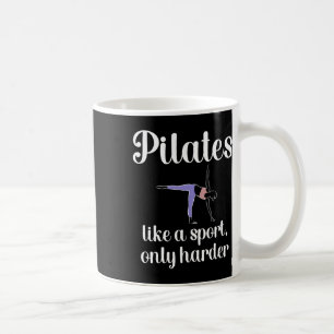 Caneca De Café Pilates, Como Um Esporte Só Que Mais Difícil Instr