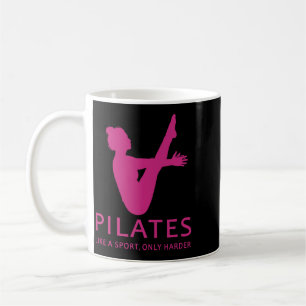 Caneca De Café Pilates Como Um Esporte Só Que Mais Difícil Piada