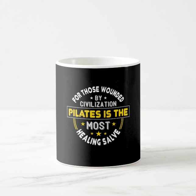 Caneca De Café Pilates É A Salva Mais Curada (Centro)