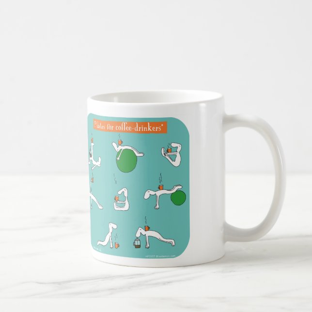 Caneca De Café pilates para bebedores do café (Direita)