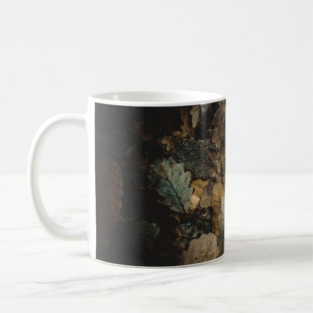 Caneca De Café Pilha de folhas cortadas (Esquerda)