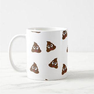 Caneca De Café Pilha de Poo emoji sorrindo popas