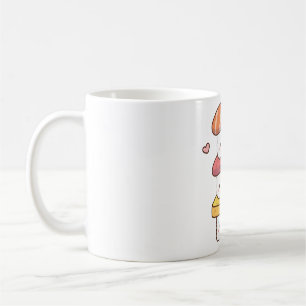 Caneca De Café Pilha Gelada Sushi Trio, Comida Kawaii Japonesa