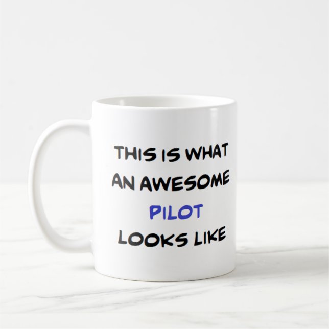 Caneca De Café pilot, awesome (Esquerda)