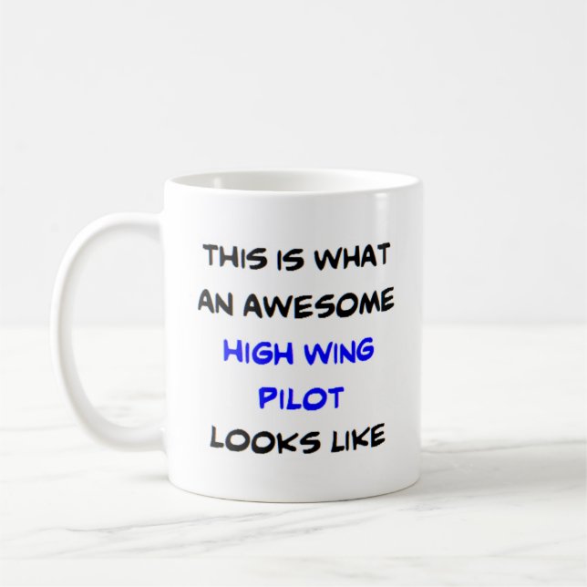 Caneca De Café piloto de alta asa, incrível (Esquerda)