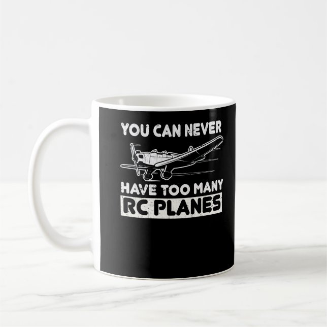 Caneca De Café Piloto de avião de modelo Funny RC Plane (Esquerda)