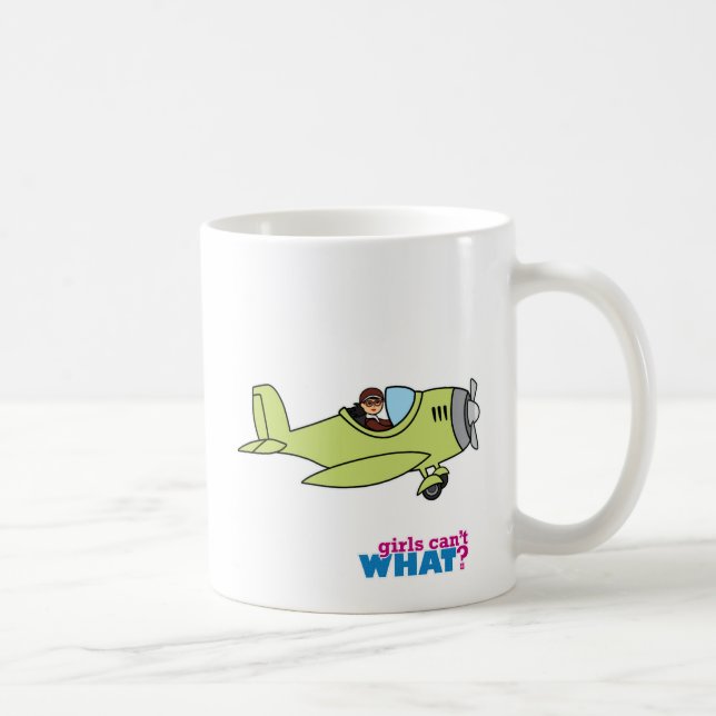 Caneca De Café Piloto de avião - Médio (Direita)