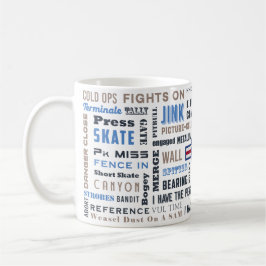 Caneca De Café Piloto de Combate Mug com Lingo (Todas as ramifica