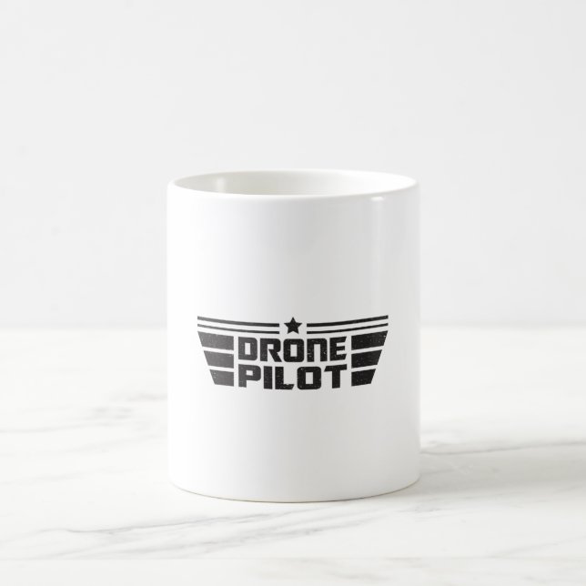 Caneca De Café Piloto de drone Camera Quadcopter FPV Funny Gift I (Centro)