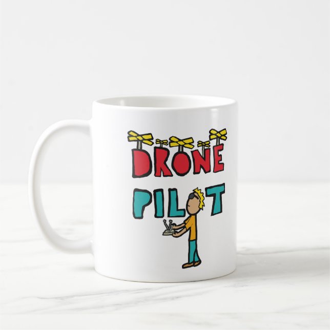 Caneca De Café Piloto de drone RC (Esquerda)