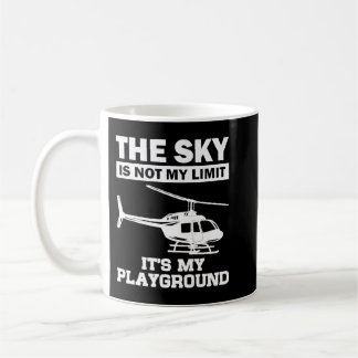 Caneca De Café Piloto De Helicóptero Engraçado Presente Para Mulh