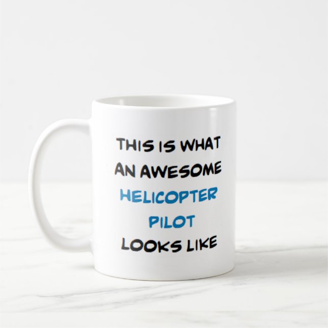 Caneca De Café piloto de helicóptero, incrível (Esquerda)