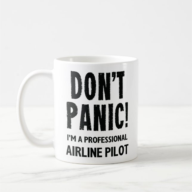Caneca De Café Piloto de linha aérea (Esquerda)