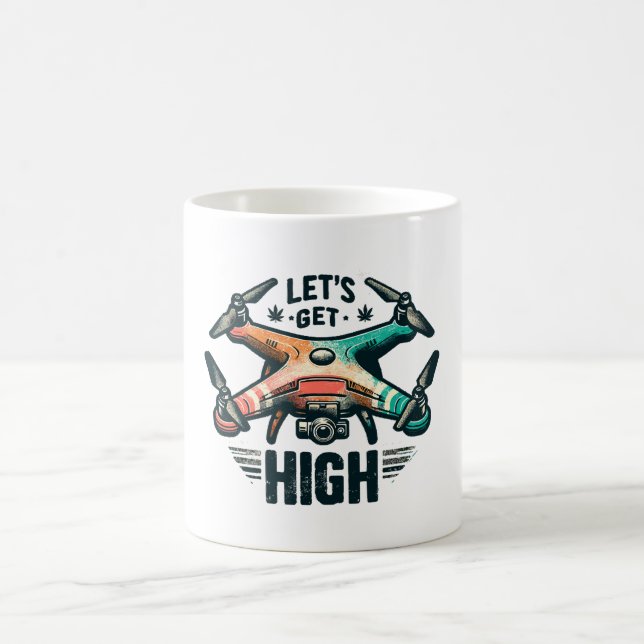 Caneca De Café Piloto Drone (Centro)