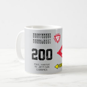 Caneca De Café Piloto Gift Idea: Jato de Combatente