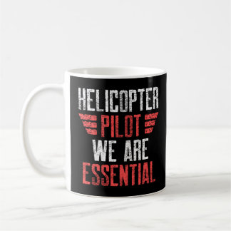 Caneca De Café Piloto Helicóptero Piloto Aviação Funny Essencial