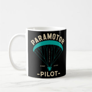 Caneca De Café Piloto Paramotor - Aviadores ultra-leves