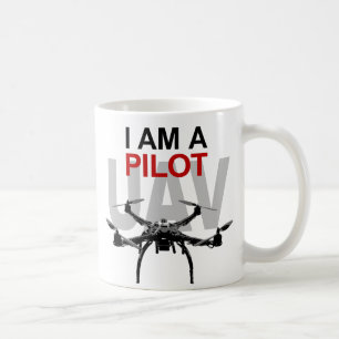 Caneca De Café Piloto quadpiloto UAV Quadcopter