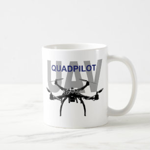 Caneca De Café Piloto quadpiloto UAV Quadcopter
