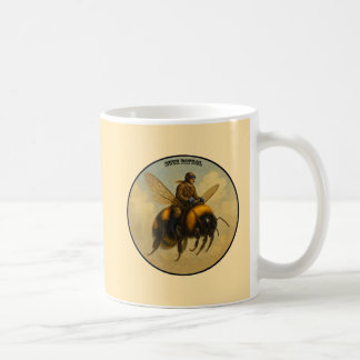 Caneca De Café Piloto Vintage pilotando um gigante voador Mel URM