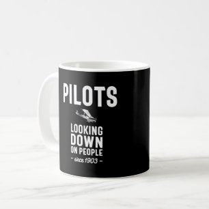 Caneca De Café Pilotos - Olhando Para As Pessoas Desde 1903