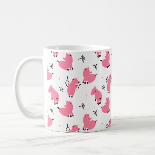Caneca De Café Pílula sem costura (Esquerda)
