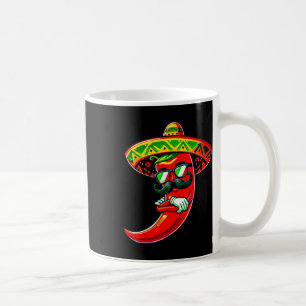 Caneca De Café Pimenta Dabbing Cinco De Mayo Orgulho Mexicano Jal