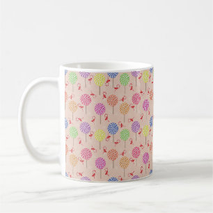 Caneca De Café Pimenta-menta-doce Mata Natal, canas doces