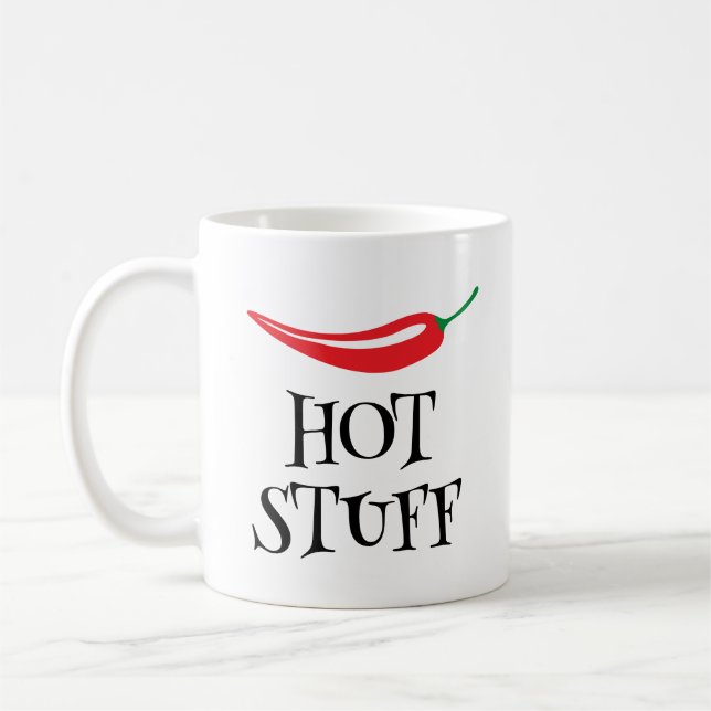 Caneca De Café Pimenta-pimenta-pimenta-de-pimenta-de-caiena verme (Esquerda)
