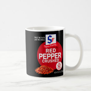 Caneca De Café Pimenta Vermelha Esmagada Cena de Halloween Roupa