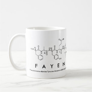 Caneca De Café Pimento Fayen nome mug