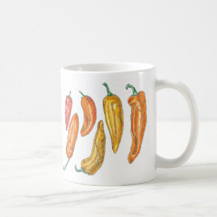 Caneca De Café Pimentões Doces