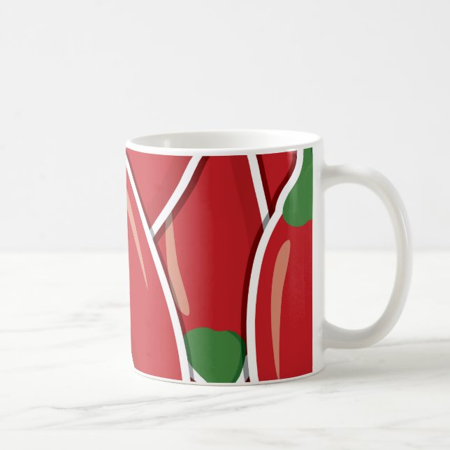 Caneca De Café Pimentões-pimentão-de-porco (Direita)