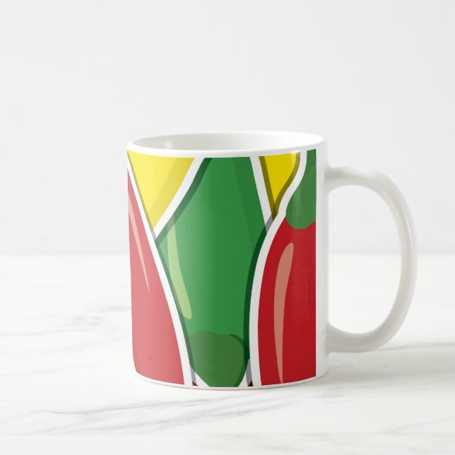 Caneca De Café Pimentões-pimentão (Pimentos) (Direita)