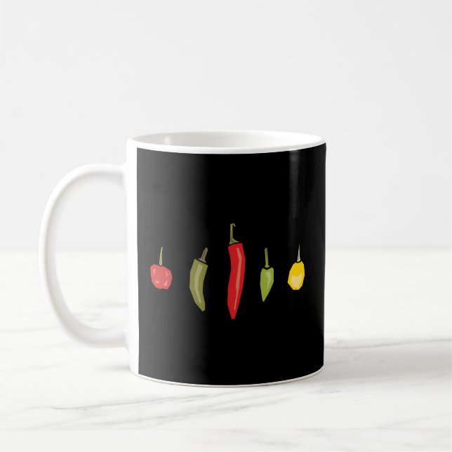 Caneca De Café Pimentos Chili (Esquerda)