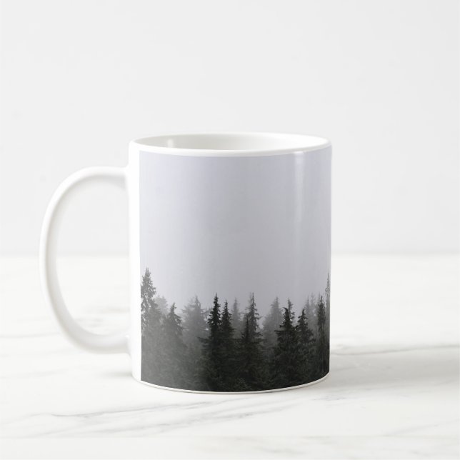 CANECA DE CAFÉ PINAS VERDES SOB O CÉU BRANCO (Esquerda)