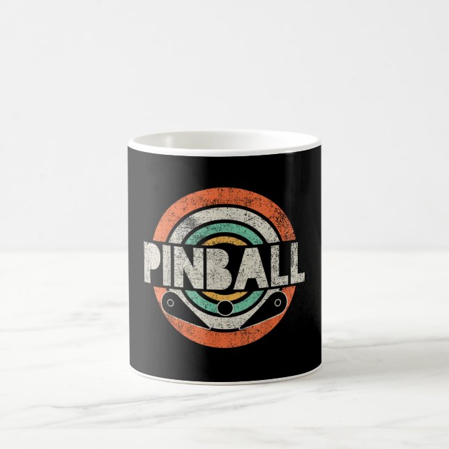 Caneca De Café Pinball Game Vintage (Centro)
