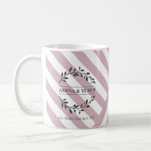Caneca De Café Pincel, cor-de-rosa, cortado em ranhura