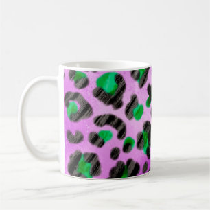 Caneca De Café Pincel De Desenho De Mão De abstrato