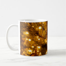 Caneca De Café Pine Cone Dourado de Natal