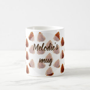 Caneca De Café Pine Cones Pattern Mug