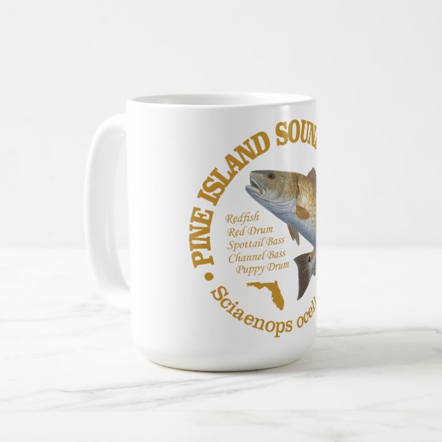 Caneca De Café Pine Island Sound (cantarilho) (Frente Esquerda)