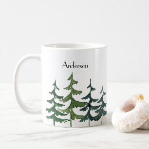 Caneca De Café Pine Tree Coffee Mug