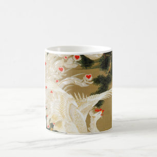Caneca De Café Pine Tree & Phoenix (Love Heart Phoenix), Jakuchu