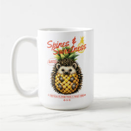 CANECA DE CAFÉ PINEAPPLE DE CHAVE DE ESPINHA E DOCE
