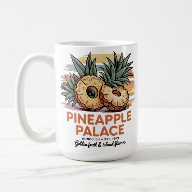 Caneca De Café Pineapple Palace (Esquerda)